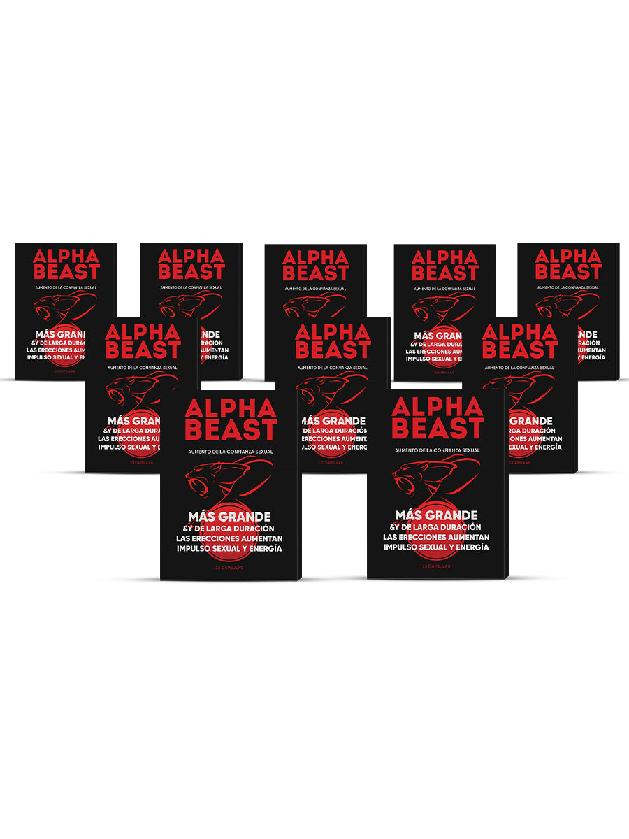 Alpha Beast – Complemento Masculino con Tribulus, Maca, Ginseng y L-Arginina 20 Capsulas