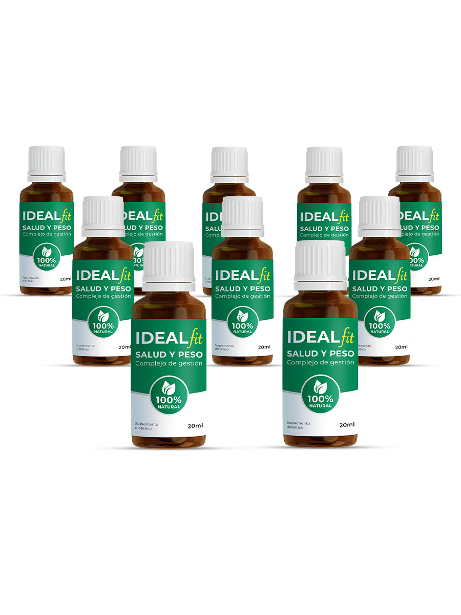 IdealFit Gotas – Apoyo al Metabolismo y Control de Peso con L-Carnitina y Te Verde 20ml
