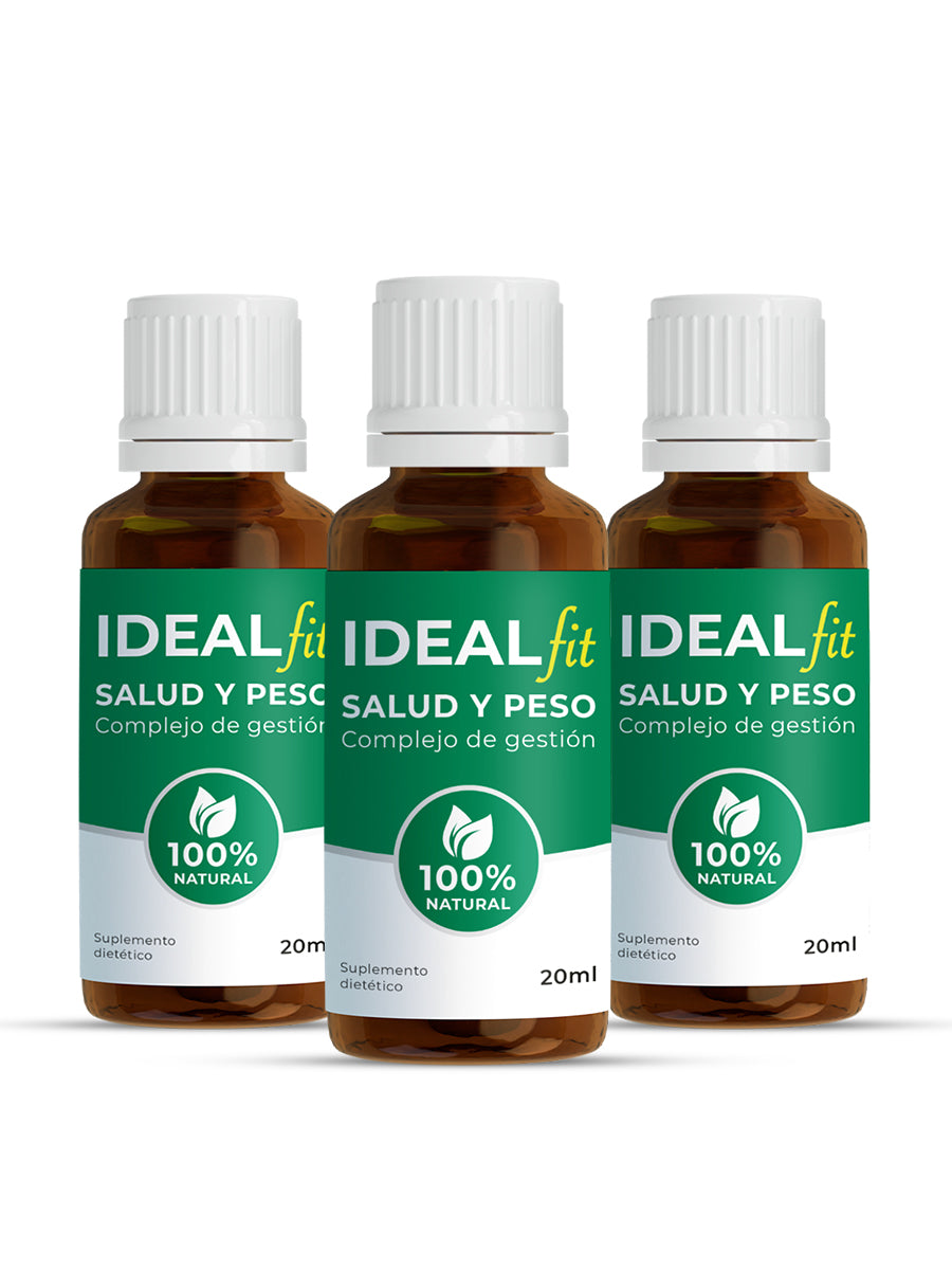 IdealFit Gotas – Apoyo al Metabolismo y Control de Peso con L-Carnitina y Te Verde 20ml