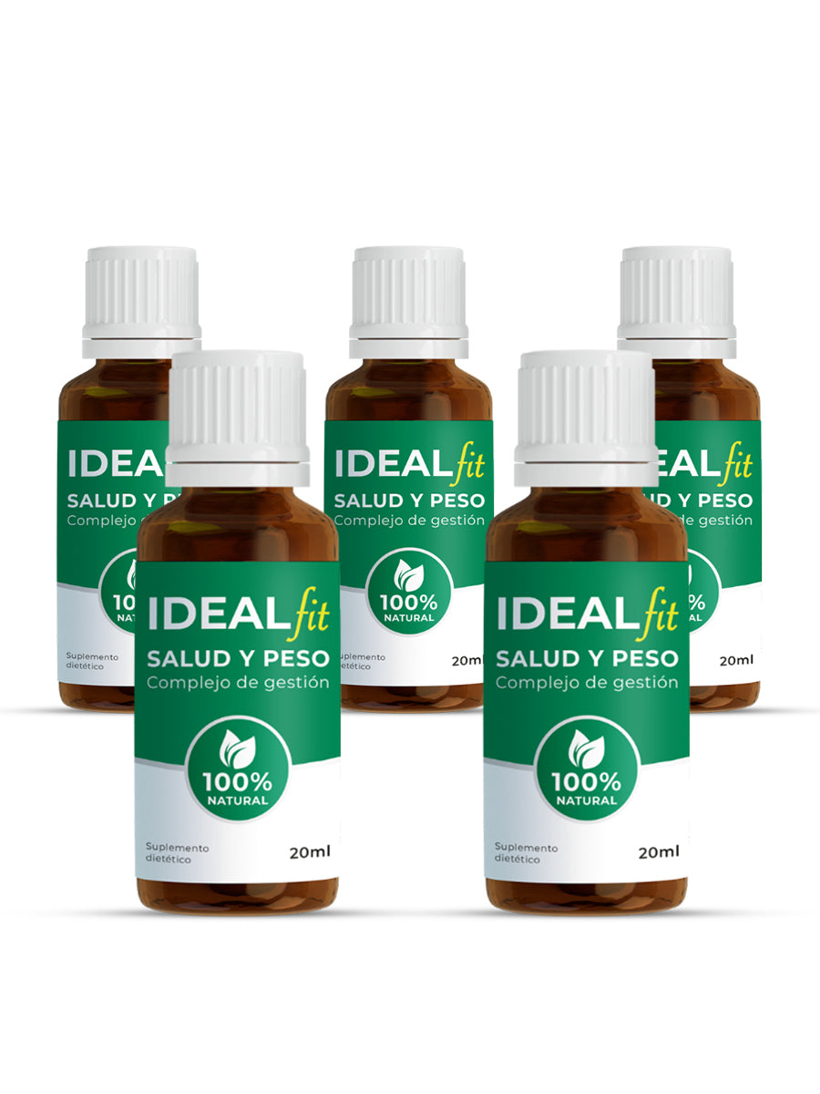 IdealFit Gotas – Apoyo al Metabolismo y Control de Peso con L-Carnitina y Te Verde 20ml