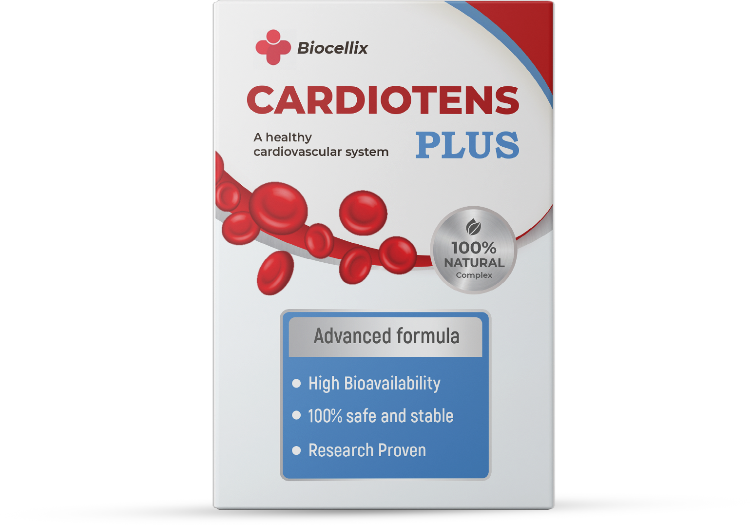 Cardiotens Plus – Complemento Cardiovascular con Melisa, Espino y Ajo 20 Cápsulas