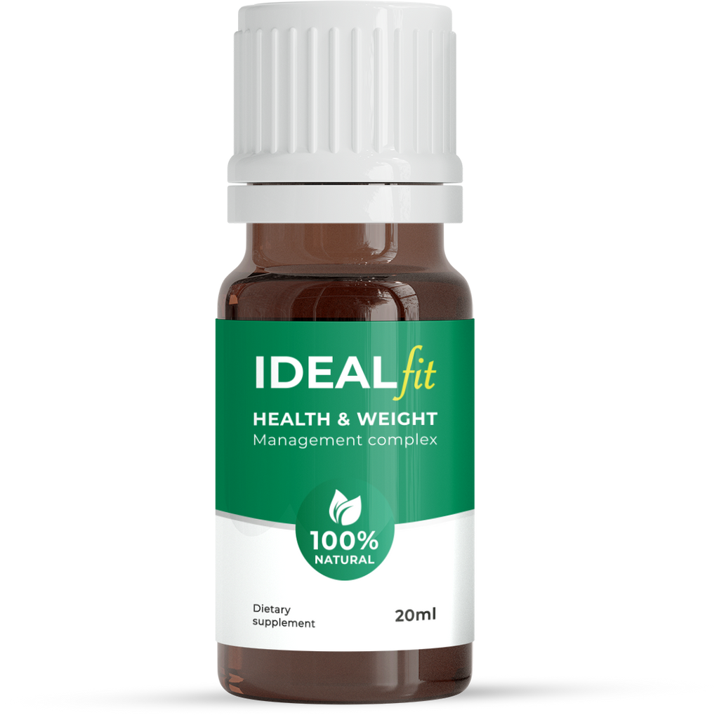 IdealFit Gotas – Apoyo al Metabolismo y Control de Peso con L-Carnitina y Te Verde 20ml