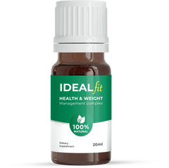 IdealFit Gotas – Apoyo al Metabolismo y Control de Peso con L-Carnitina y Te Verde 20ml