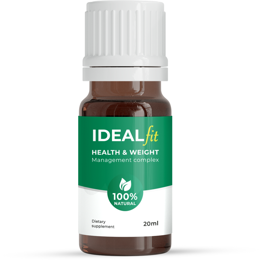IdealFit Gotas – Apoyo al Metabolismo y Control de Peso con L-Carnitina y Te Verde 20ml